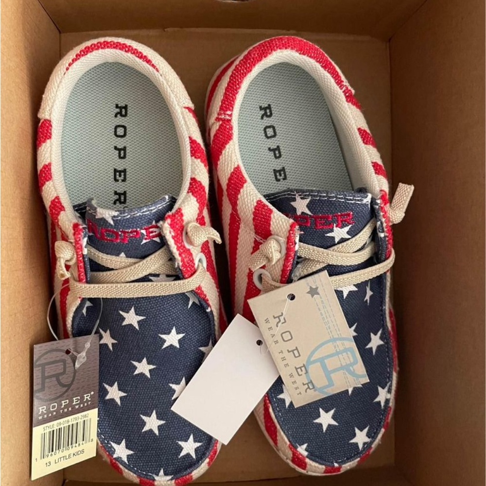 Kid's Roper USA Flag Casual Shoe